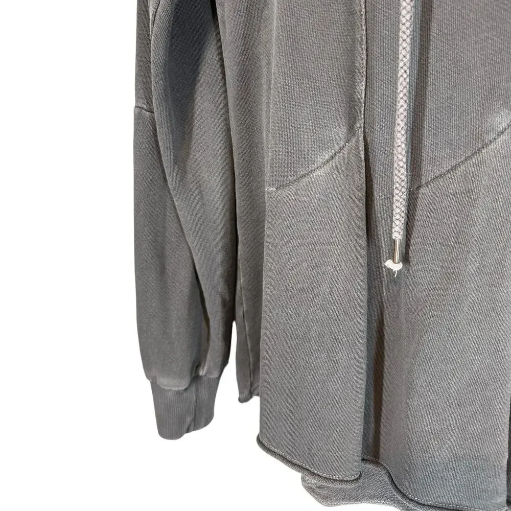 Anthropologie Pilcro Flynn Hoodie Charcoal Gray Hooded‎ Sweatshirt XS